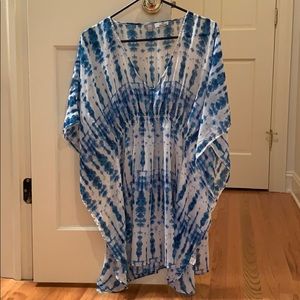 Echo tie dye beach cover up